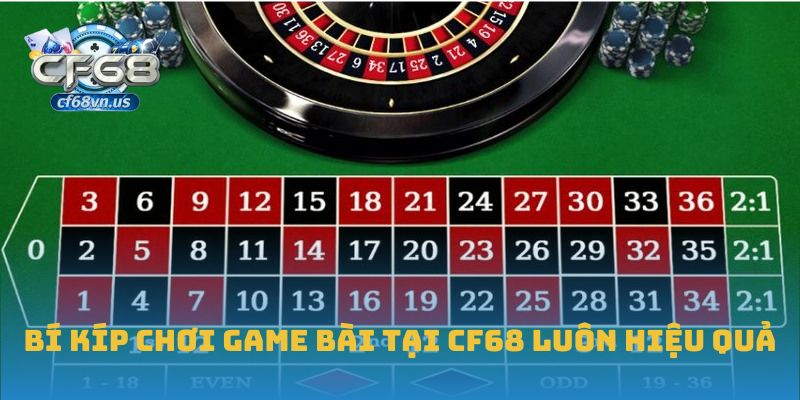 Bí kíp chơi game bài tại CF68 luôn hiệu quả